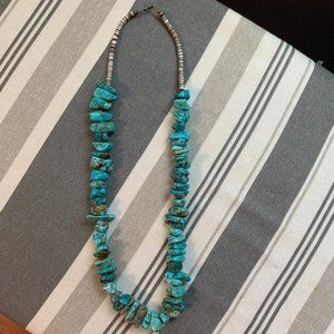 authentic turquoise stone necklace